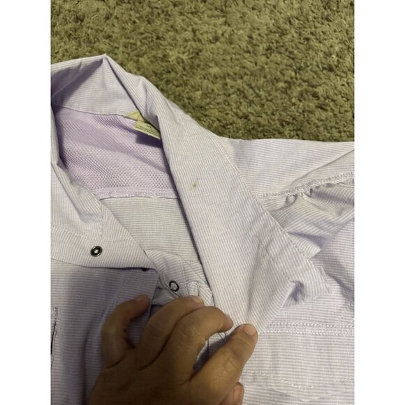 DULUTH TRADING Cool Plus Vented Fishing Shirt Roll Tab Sleeve Snap Lot Of 2 XL - Picture 7 of 13